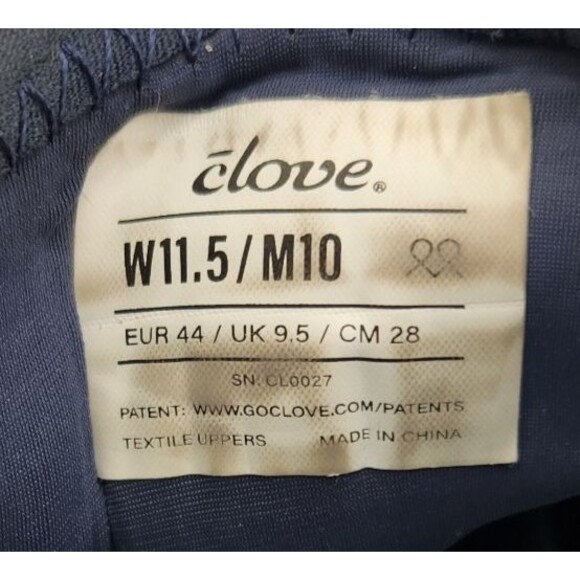 Clove Nursing Shoes W11.5 / M10 Navy Blue Healthcare Occupational Unisex CL0027